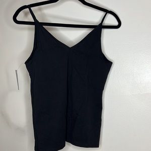 TWO Loft Black V Neck Tanks